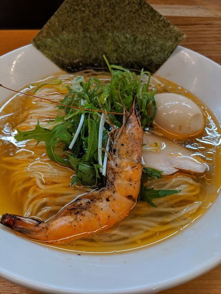 「海老塩そば」@麺処ろくめいの写真