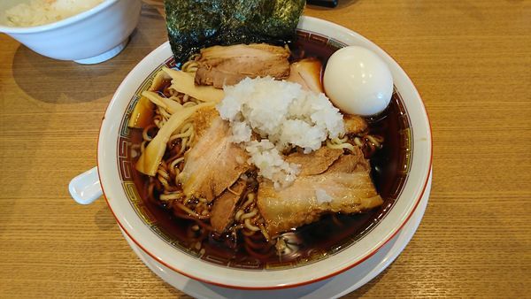 「博多式中華そば 半熟塩玉子」@博多一風堂 武石インター店の写真