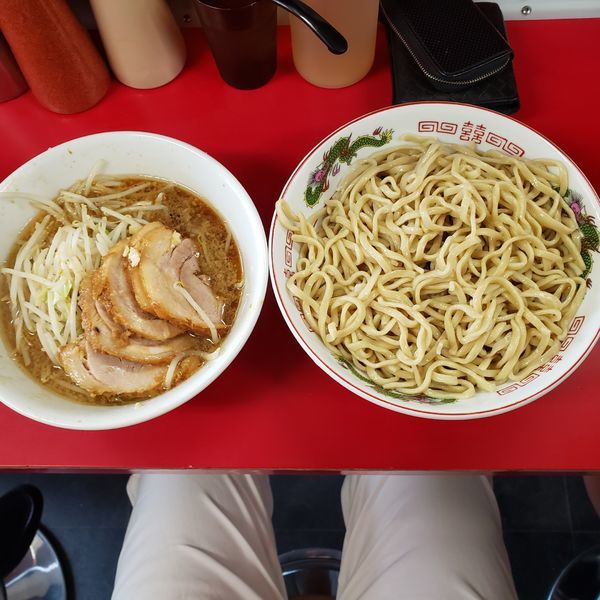 「つけ麺小豚入り」@ラーメン二郎 湘南藤沢店の写真