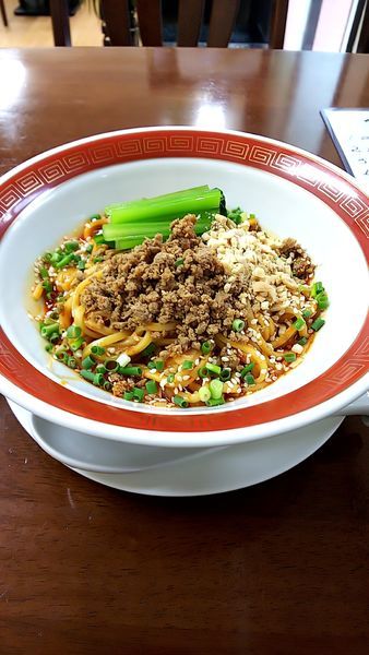 「辛口つゆなし担々麺」@香香ラーメンの写真