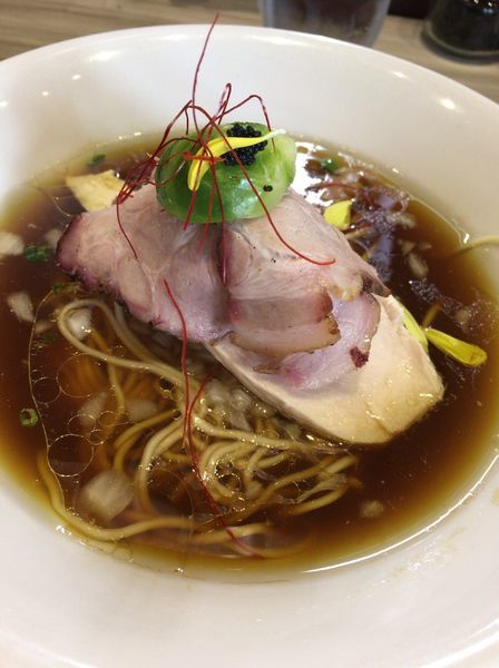 「鶏と水 ７８０円」@つくばらーめん 鬼者語 -オニモノガタリ-の写真