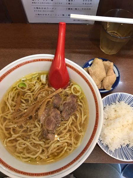 「中華そば醤油Bセット」@中華そば 嘉一の写真