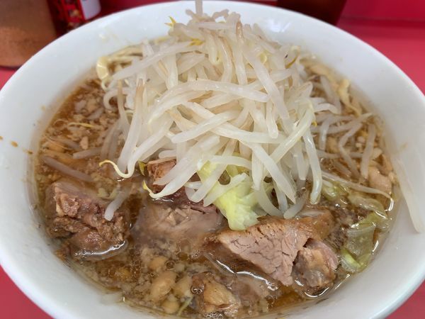 「麺半分650円（油抜き味薄め）」@ラーメン二郎 小岩店の写真