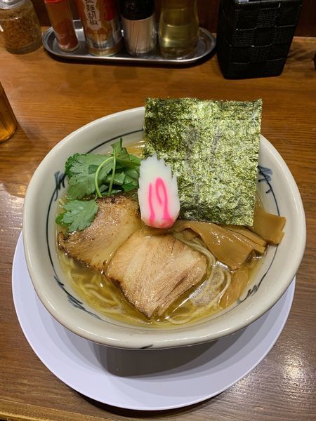 「煮干し塩そば」@麺や百日紅の写真