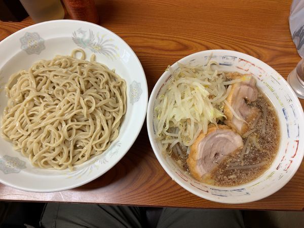「つけ麺830円（油抜き味薄め）」@ラーメン二郎 亀戸店の写真