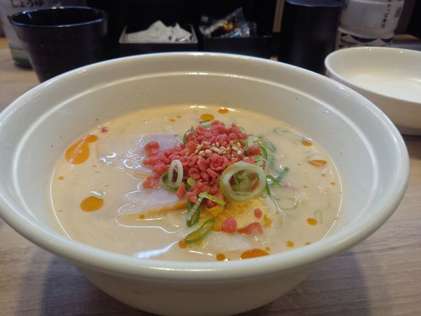 「えび塩ラーメン421円」@かっぱ寿司 足立谷在家店の写真