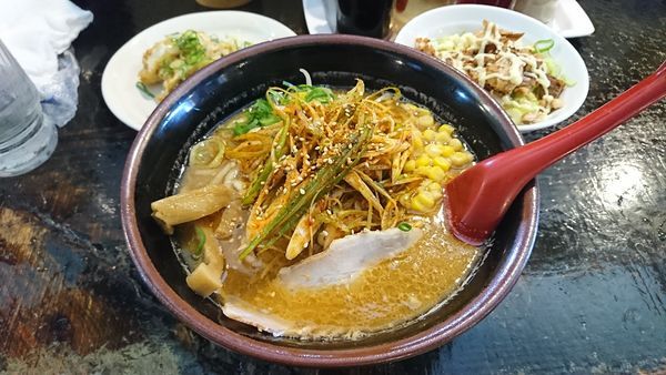 「赤旨ネギ味噌ラーメン」@じゃげな 辰野店の写真