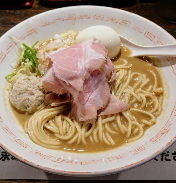 「限定 味玉ドクロ」@らぁめん小池の写真