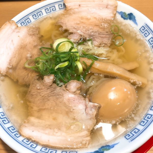 「会津山塩物語 (味玉付き) ¥900」@麺処若武者 ASAKUSA 〜FUKUSHIMA NOODLE STYLE〜の写真