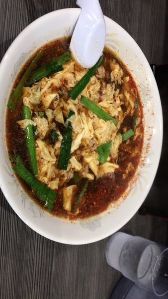 「元祖辛麺」@辛麺屋 桝元 門司店の写真