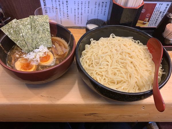 「つけ麺（全部のせ）」@竹屋 田無店の写真