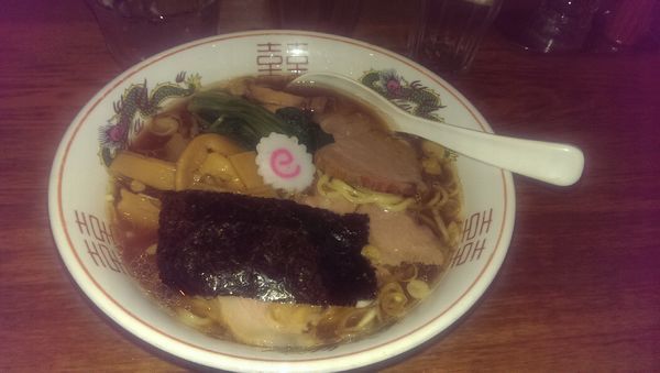 「生姜醤油ラーメン、大盛」@神保町 可以の写真