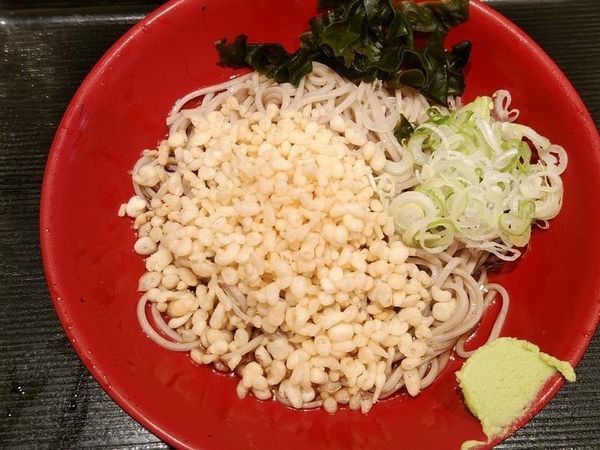 「冷やしたぬきそば」@名代 富士そば 神楽坂店の写真