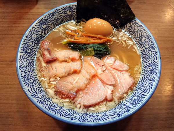 「特製生姜塩そば」@煮干しつけ麺 宮元の写真