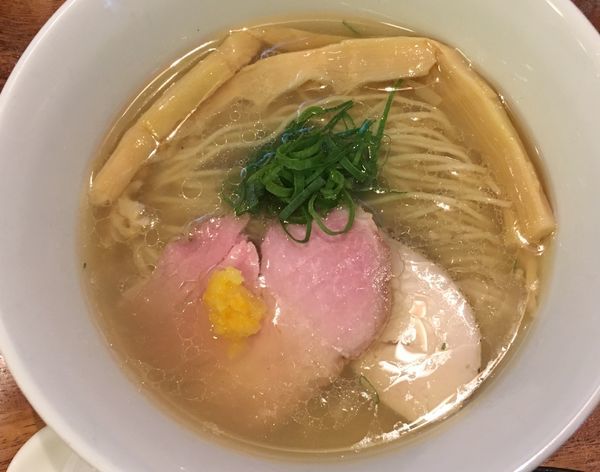 「柚子塩らぁめん 800円」@入鹿（IRUCA）-Tokyo-の写真