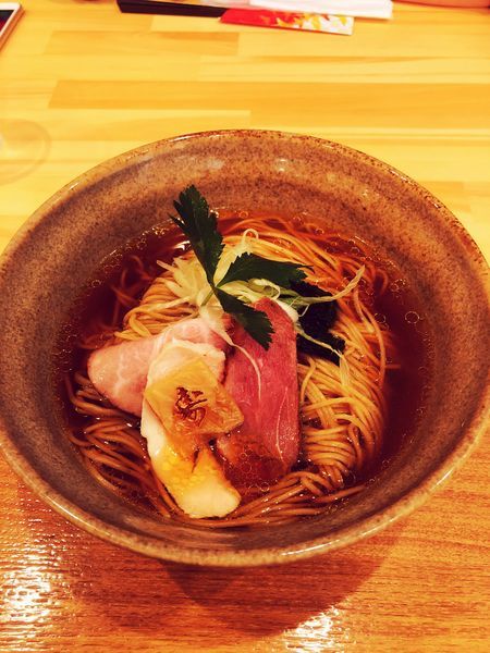 「貝とアゴだしの中華そば」@麺家 幸先坂の写真