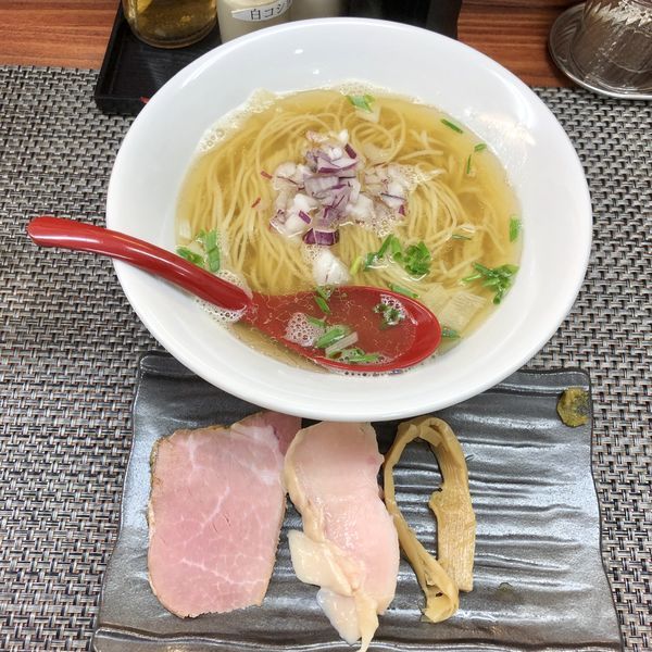 「鯵塩そば￥780」@麺や 睡蓮の写真