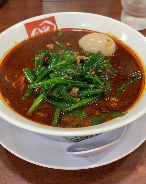 「タイワンラーメン 味玉」@ラーメンばんだいの写真