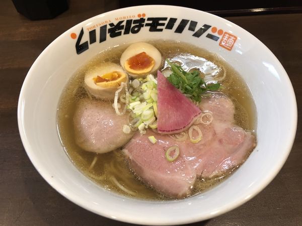 「オマール海老と鴨の出汁清湯そば」@とりそばモリゾーの写真