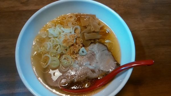 「海老塩ラーメン(780円)+釜揚げしらす丼(300円)」@四代目むじゃきの写真