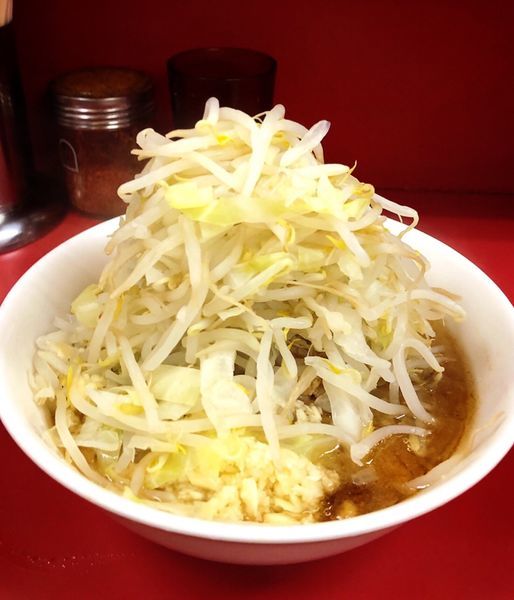 「少なめ(アジウスメ.ヤサイ.ニンニクマシマシ)」@ラーメン二郎 ひばりヶ丘駅前店の写真