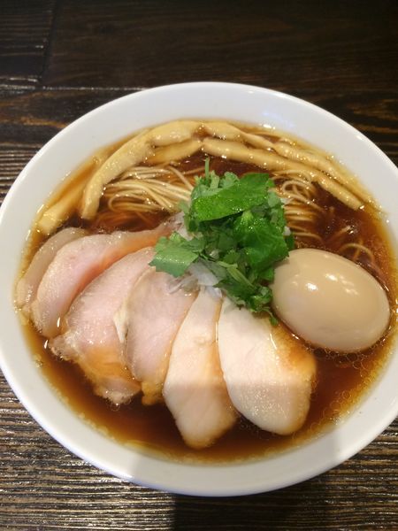 「特製中華そば1000円」@中華そば 向日葵の写真