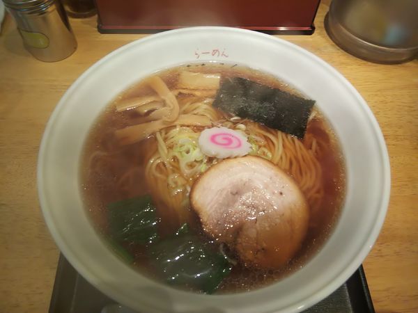 「醤油ラーメン 大盛（￥700+100）」@らーめんななふくの写真