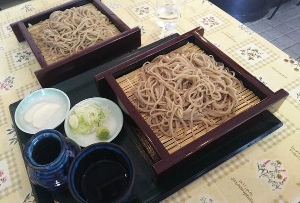 「二枚盛り１２４０円」@蕎せい庵の写真