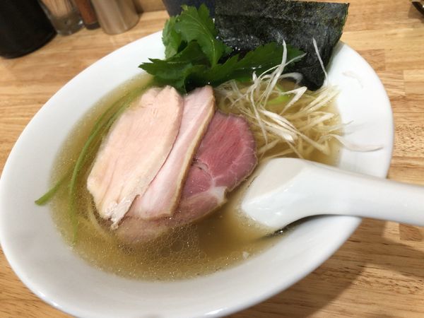 「中華そば（白）＋追い玉」@中華そば You Leeの写真