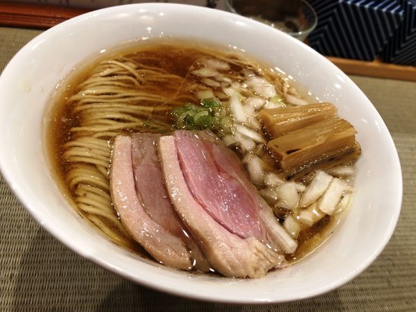 「鴨らぁ麺＋トロたくちらし」@らーめん 鴨to葱の写真