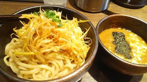 「つけ麺 800円＋辛ネギ 100円」@麺屋 一路の写真