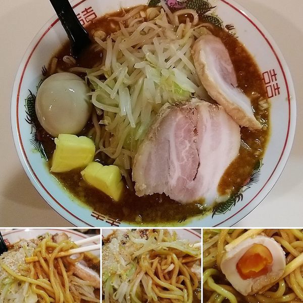 「スープカレーそば＋バター＝930円」@麺家ぶんすけの写真