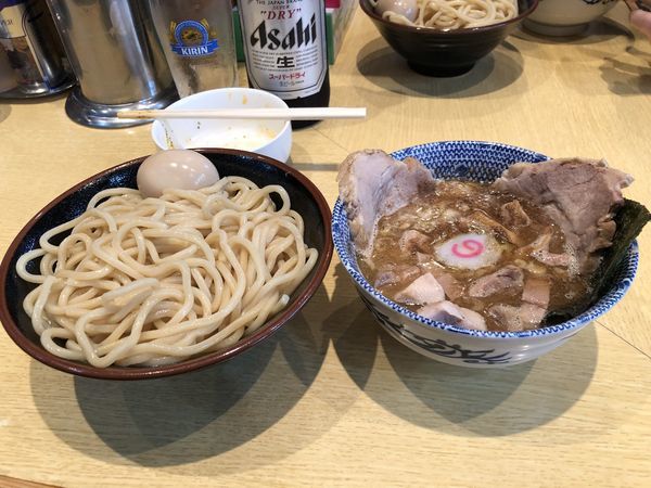 「つけチャーシュー+ビール」@くり山の写真