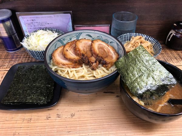 「チャーシューつけ麺」@めん屋 元助 平塚店の写真