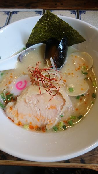 「貝ダシ塩らぁめん」@麺処いっ歩の写真
