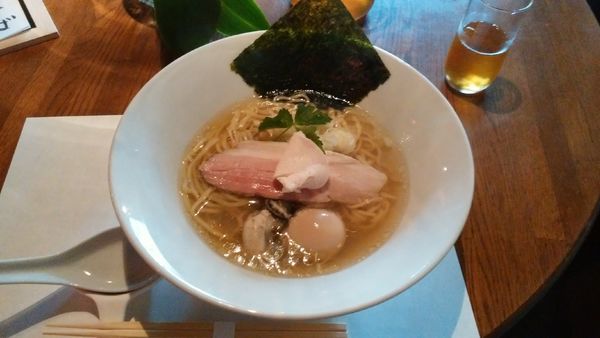 「ぬちまーす塩そば カキ醤¥900-」@中華そば ひしおの写真