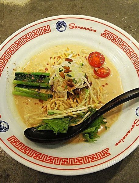 「(限定)豆乳冷やし坦々麺 880円」@ソラノイロ  NAGOYAの写真