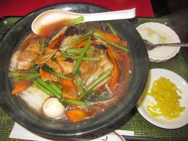 「五目湯麺（単品）　600円（ランチ）」@花彫酒家の写真