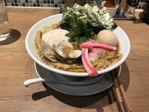 「蛤soba 醤油」@むぎとオリーブ さいたま新都心店の写真