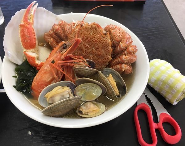 「海の幸ラーメン(1700¥)」@えんまん亭の写真