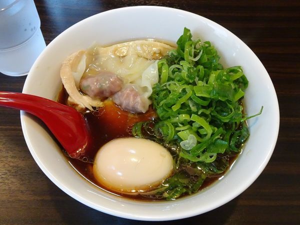 「九条ねぎ特製鶏の中華そば（1,050円）」@麺屋かなでの写真
