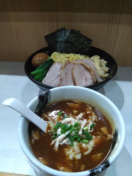 「【限定】カレーつけ麺大盛り＋小ライス」@麺屋 扇 SENの写真