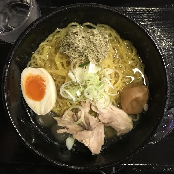 「冷し鶏そば」@らーめん むつみ屋 登戸店の写真