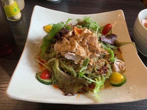 「【夏季限定】豆乳仕立ての冷製豚しゃぶ坦々麺」@中華蕎麦 瑞山（ZUIZAN）の写真