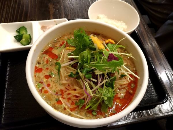 「豆漿涼担担麺」@郷村居の写真