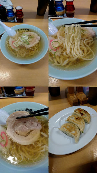 「『ラーメン+餃子3個(￥580+260)』」@らーめん 大金の写真