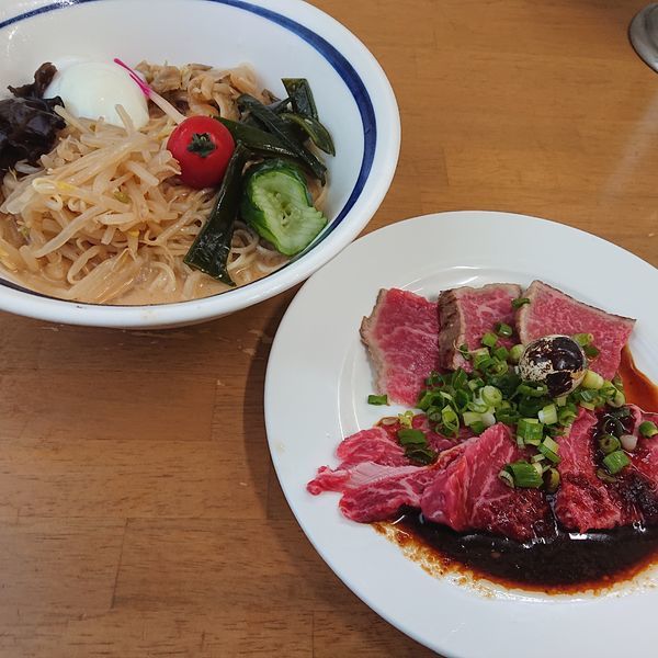「胡麻タレ冷し②和牛冷し中華S 3000円。」@MENYA 食い味の道有楽の写真