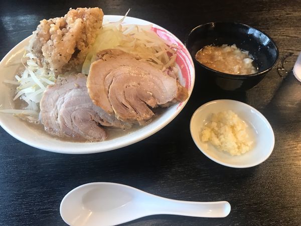 「小ラーメン豚増し」@らーめん藤ろうの写真