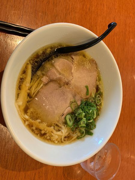 「十二分屋ラーメン大盛 唐揚げセット」@ラーメン十二分屋 草津店の写真