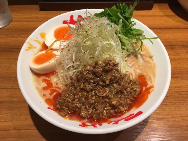 「アサヒスーパードライ生中 → 冷やし担々麺」@なんつッ亭 御徒町店の写真